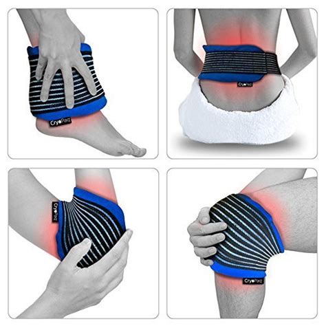 Gelpacksdirect Reusable Hot Cold Gel Pack With Compress Wrap For Fast Pain Relief All Body