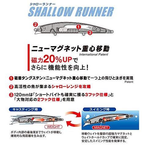 DUEL デュエル HARDCORE ハードコア ルアー リップレスミノー ハードコア シャローランナー H2 F 120mm 重量