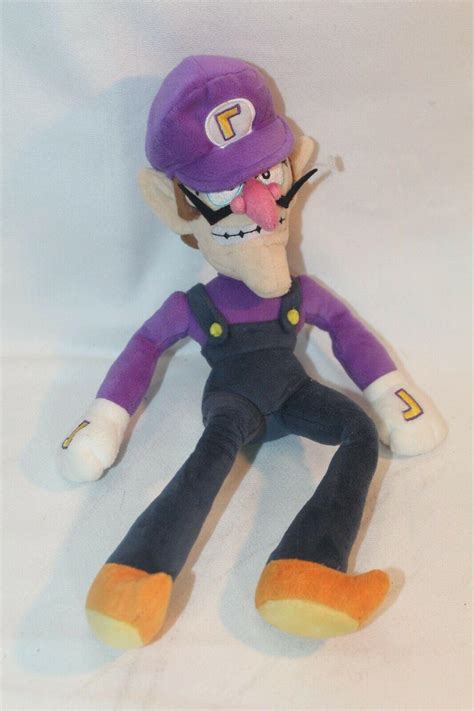 Super Mario Bros. Waluigi Plush Doll Toy 11 inch | #3865491048