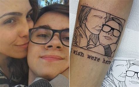 Namorada De Rafael Miguel Faz Tatuagem Em Homenagem Ao Ator Quem