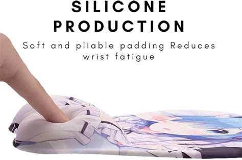 Anime Alcina Dimitrescu D Oppai Boob Mouse Pad Wrist Rest OFF