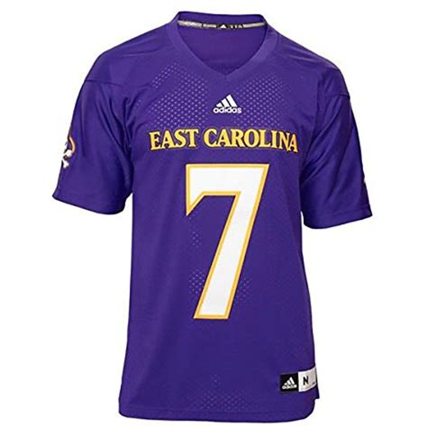 Ncaa East Carolina Pirates Purple Youth 3 Stripe Football Jersey