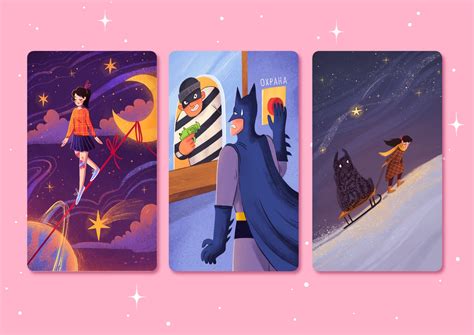 Иллюстрация Метафорические карты в стиле концептуальный