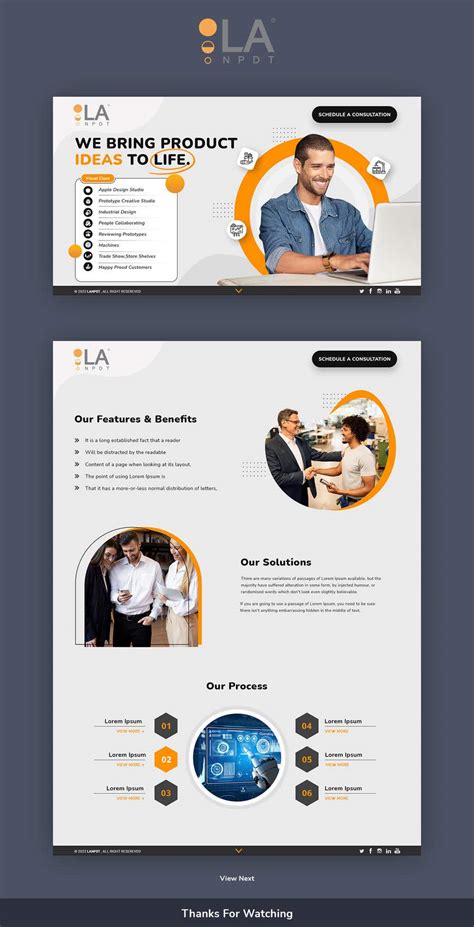 Entry By Saidesigner For Design A Landing Page For A Product