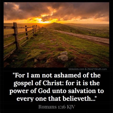 2 Timothy 215 Truth Verse Of The Day Romans 116 Kjv