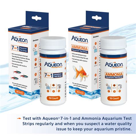 Aqueon Ammonia Aquarium Test Strips