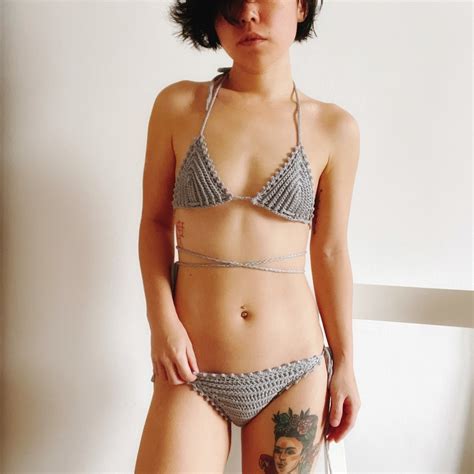 Crochet Pattern For Bikini Set Adjustable For All Sizes Etsy