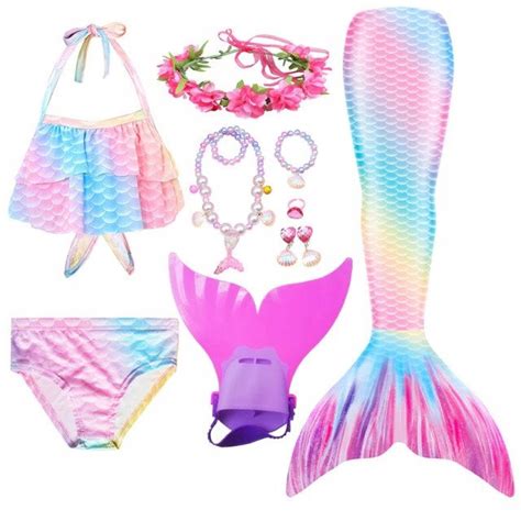 Str J K Pielowy Ogon Syreny Arielka Bikini Cm Por Wnaj Ceny Allegro Pl