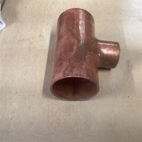 1-1/4 x 1-1/4 x 3/4 copper tee c x c x c sweat fitting | eBay