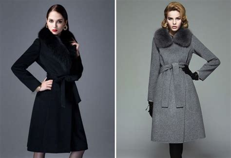 Стильное женское зимнее пальто с мехом – длинное, короткое, драповое, с ...