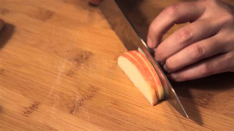 Knife Cuts How To Julienne Apples Youtube