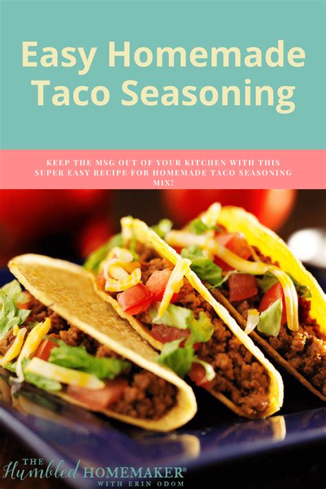 Easy Homemade Taco Seasoning