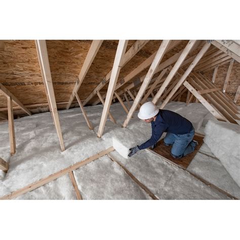 Johns Manville R 38 Attic Unfaced Fiberglass Batt Insulation 64 Sq Ft