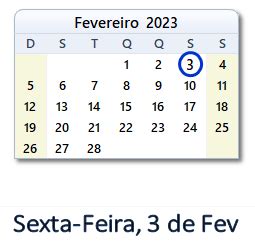 Dia 3 De Fevereiro É Feriado - 3 de Fevereiro, 2023 Calendário com notícias e tweets do dia - BRA