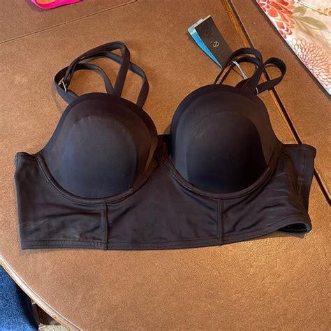 Lane Bryant Swim Nwt Lane Bryant Plunge Bikini Top D Poshmark