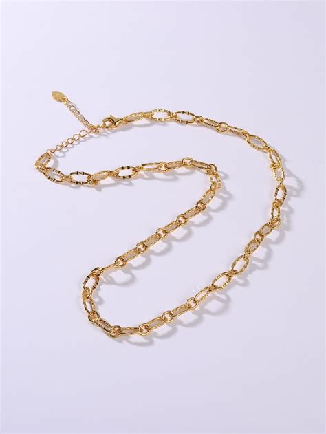 925 Sterling Silver Minimalist Singapore Chain 1001561035
