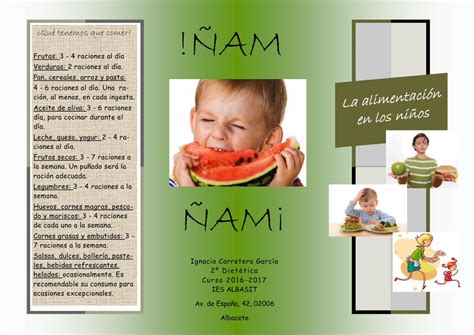 PDF Folleto Alimentacion saludable en niños DOKUMEN TIPS