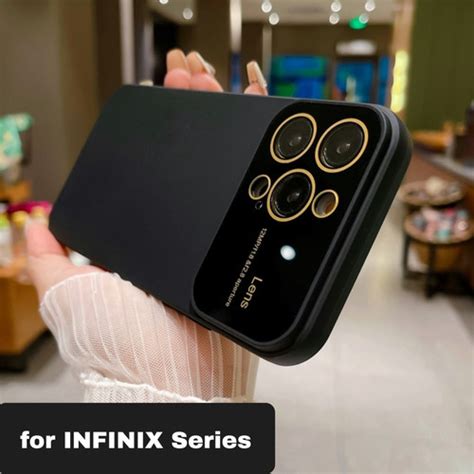 Jual Lens Glass Case For Infinix Hot 40i 30 12 12i 11 10 9 Play Casing Hitam Hot 9 Play