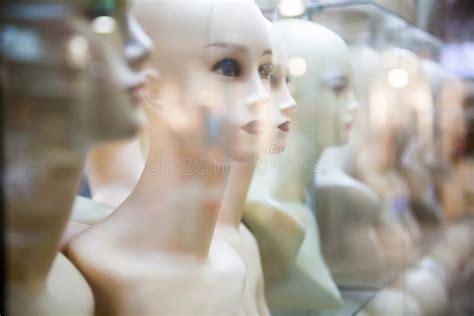Naked Female Mannequins In The Shop Window Stock Photo Image Of Commercial Consumerism 149378830