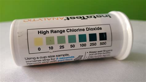 High Range Test Strips Chlorine Dioxide Testers Fresh Start
