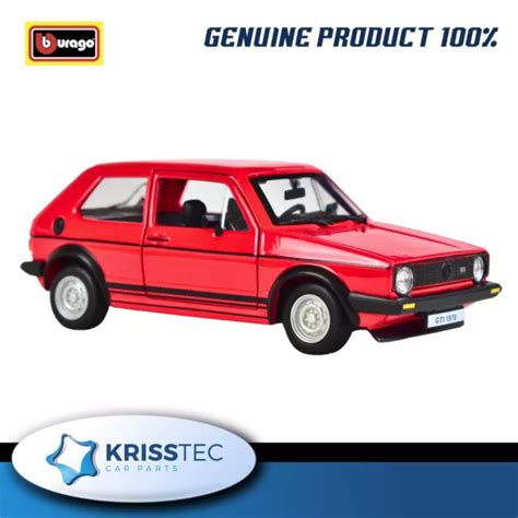 Vw Golf Mk1 Gti Red 1 24 By Bburago 18 21089 Genuine Diecast £18 95 Picclick Uk