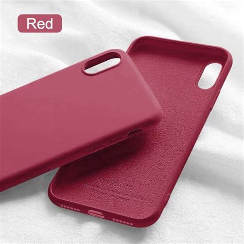 Original Liquid Silicone Case For IPhone Shockproof Case Luxury Soft