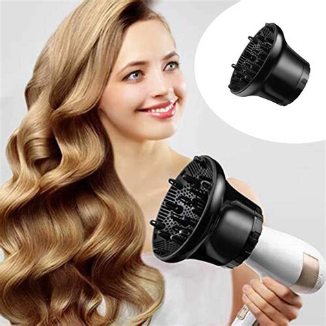 Junyui Universal Hair Diffuser Hair Dryer Diffuser Attachment For Curly And Natural Wavy Hair