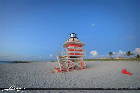 South Pointe Park Beach Miami Florida Sunrise | Royal Stock Photo