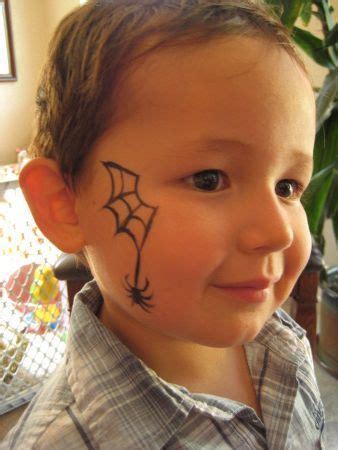 Simple Spider Face Paint Face Paint Simple Spider