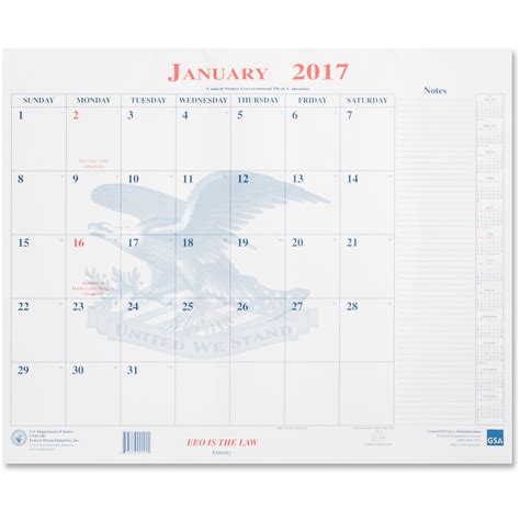 2024 Desk Blotter Calendar