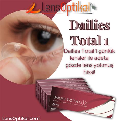 Dailies Total 1 - Lens Optikal - Medium
