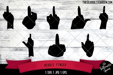 Middle Finger Svg File