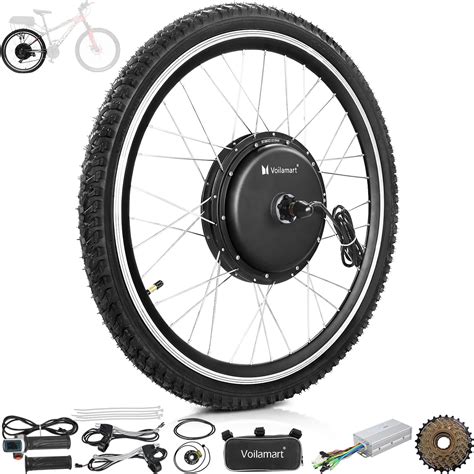 Voilamart Ebike Conversion Kit 26 Rear Wheel 48V 1000W Electric Bike