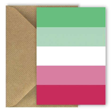 Abrosexual Pride Flag Greeting Card Rectangle The Pride Shop®