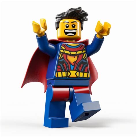 Premium Photo | Lego Superman The Joyful And Optimistic Zumba Superhero
