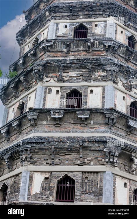 Suzhou Jiangsu China Yunyan Pagoda A Leaning Pagoda On Top Of Tiger