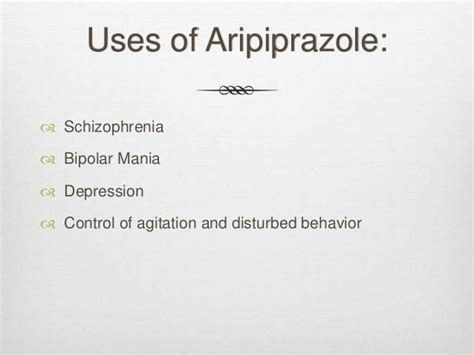 Drug Profile: Aripiprazole