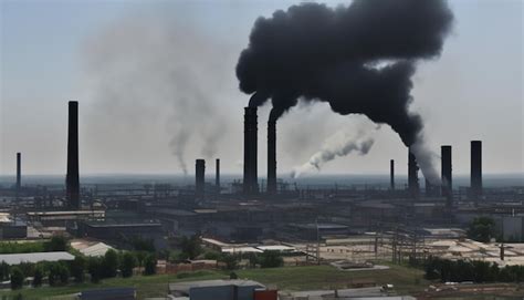 Las F Bricas Contaminan El Medio Ambiente Con Humo Foto Premium