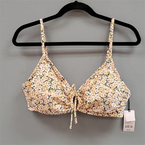 Shade Shore Swim Womens Keyhole Bralette Bikini Top Shade Shore