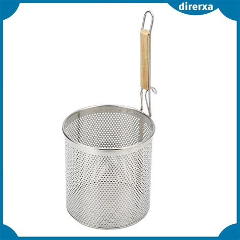 Direrxamy Kitchen Rice Noodle Colander Hot Pot Spoon Mesh Skimmer Hot Pot Deep Basket For