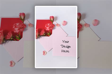 Invitation Mockup Landscape Card Mockup Graphic By Coconut Grove