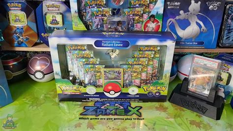 Pok Mon Go Rediant Eevee Premium Collection Box Deel Youtube