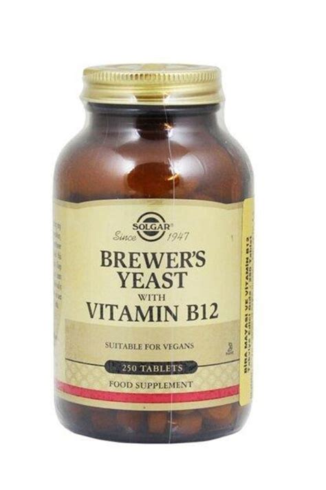 Solgar Brewer’s Yeast With Vitamin B12 250 Tablet Fiyatı Yorumları Trendyol