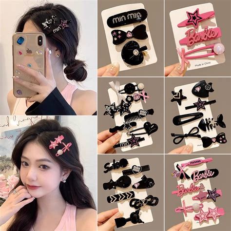 Kẹp Tóc Kim Loại Hình Chữ Cái hot girl y k Shopee Việt Nam