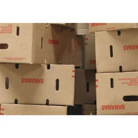 Cardboard Single Phase Ply Fruit Packaging Printed Carton Box Size