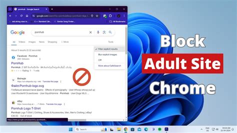 How To Block Adult Websites In Chrome Windows Youtube