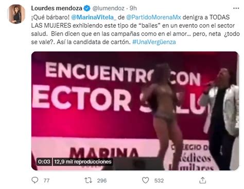 Tunden en redes a candidata de Morena en Durango por amenizar campaña con bailarina en bikini