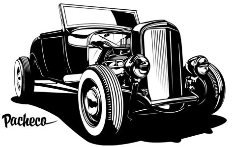 Pin De Metin Bilisli Em Hotrod Em Ilustra O De Carro Desenhos