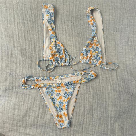 Floral Bikini Set Adorable Style Depop