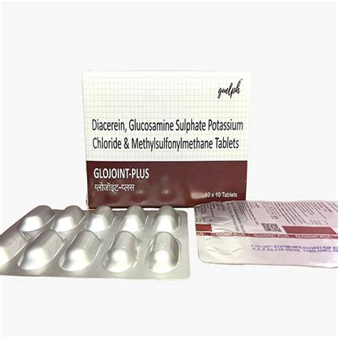 Glojoint Plus Diacerein Glucosamine Sulphate Potassium Chloride